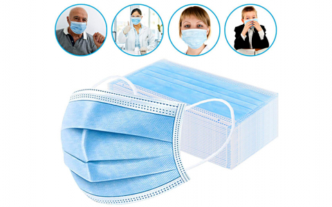 Disposable three-layer mask