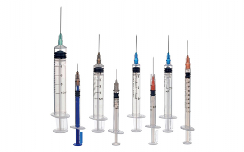 Safe injection syringe with needle